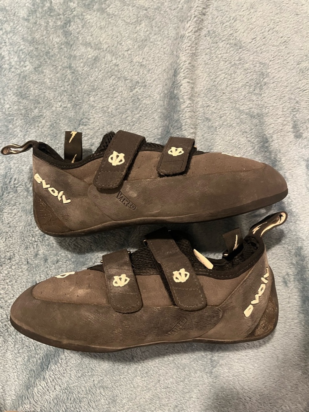 Evolv Black Velcro Climbing Shoes
